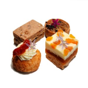 Coffret mignardises végétariennes, Eau de thym, traiteur à Montpellier