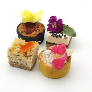 Tartelettes, crumble et cheessecake maison à Montpellier fait par Eau de thym traiteur